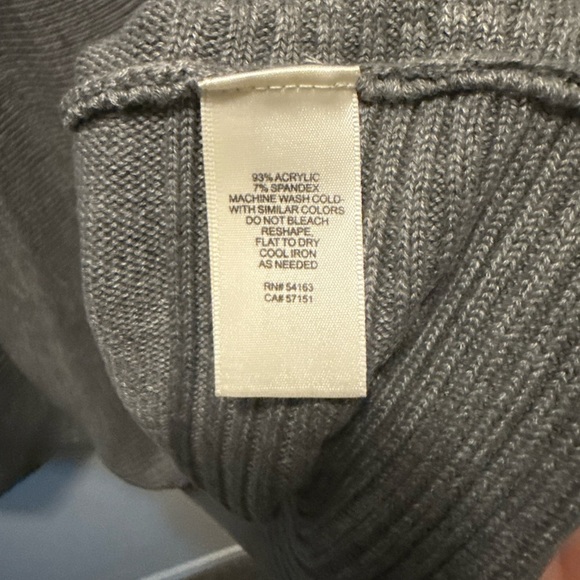 Eliza J Gray Classic Women's Turtleneck Fit & Flare Knit Sweater Dress XS - Picture 7 of 12